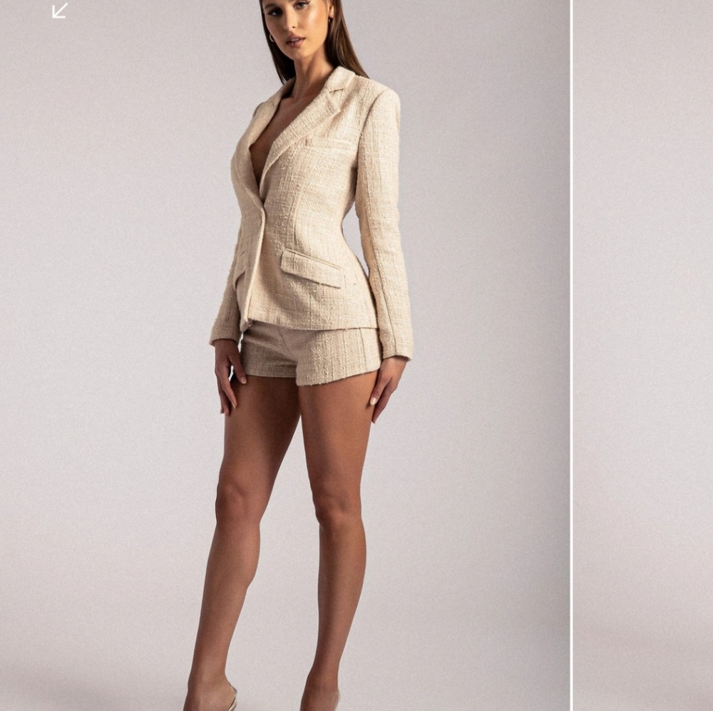 Adelaide Tweed blazer and shorts set